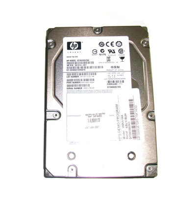 HP 600GB 15000RPM SAS 6Gb/s 16MB Cache Hot-Pluggable Dual Port 3.5-inch Hard Drive for ProLiant Servers