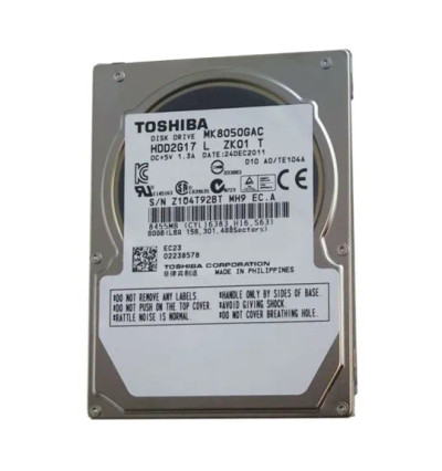 HDD2G17 - TOSHIBA 80GB 4200RPM IDE 2.5" HDD