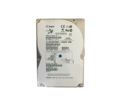 Seagate BarraCuda 9LP Series 4.55GB 7200RPM Wide Ultra SCSI 512KB Cache 3.5-Inch Hard Drive mounted in a server rack