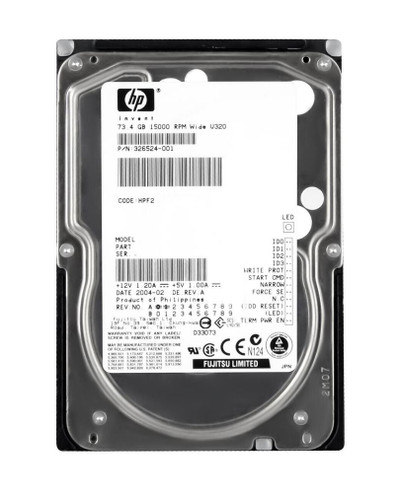 HP 72.8GB Ultra320 SCSI LVD Hard Drive 364328-001 for servers
