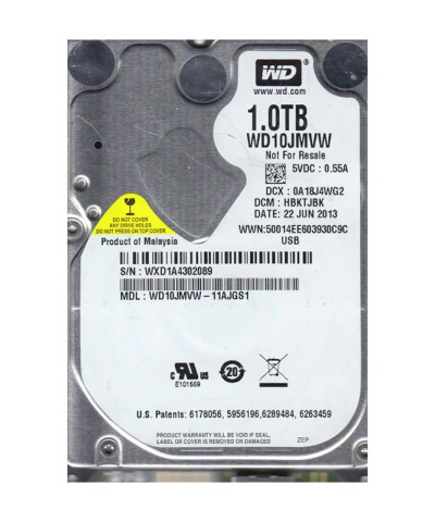 WD10JMVW-11AJGS1 - Western Digital 1TB 5400RPM USB 3.0 2.5" External HDD