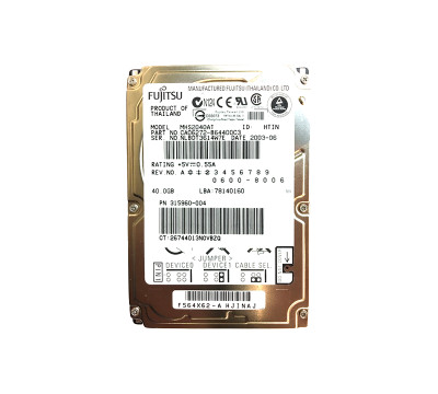 Fujitsu MHS2040AT 40GB 4200RPM IDE Ultra ATA/100 2.5HDD
