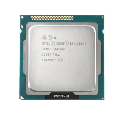 Intel Xeon Quad Core E3-1280V2 3.6GHz Processor FCLGA-1155 22NM 69W - Compatible with server applications
