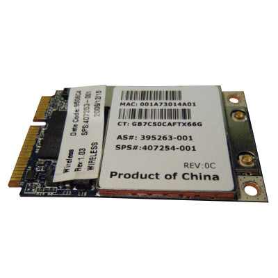 HP 407254-001 Mini PCI-Express 54G WiFi 802.11b/g WLAN NIC