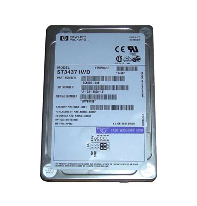 HP 4GB 7200RPM Fast Wide SCSI 3.5 Hard Drive for ProLiant DL360p Gen8 Servers