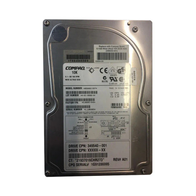 BD00921937 - HP 9.1GB 10000RPM Ultra-2 SCSI 68-Pin 3.5" HDD