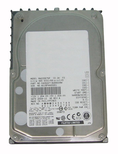 Fujitsu 36GB 15000RPM Ultra320 SCSI 68-Pin 8MB Cache Enterprise Hard Drive for Servers