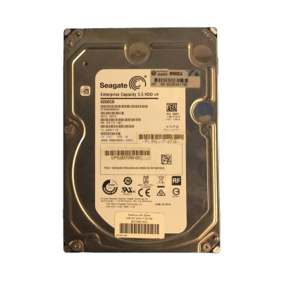 837088-001 - HP 6TB 7200RPM SATA 6Gb/s 3.5" HDD