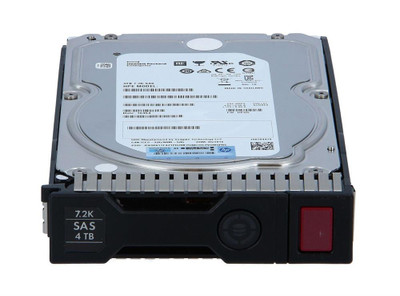 HP 4TB 7200RPM SAS 12Gb/s Midline Hard Drive for G10 ProLiant Servers - Hot-Pluggable 512n 3.5-Inch
