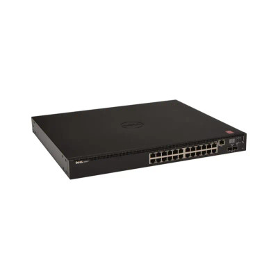 Dell Networking N2024P 24-Ports PoE+ 10G Ethernet SFP+ Switch, 1U Rack-Mountable