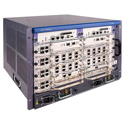 HPE Aruba A6608 Router Chassis JC177A, 8-slot design, compatible with network infrastructure, enterprise router soluti