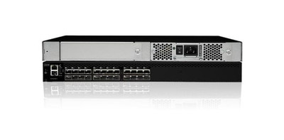 IBM SAN24B-5 Fibre Channel SAN Switch, 24x16Gb/s Ports, 12x Active Ports, 1U Rack-Mountable, for Data Centers