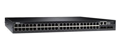 Y983J - Dell Networking N2000 Series N2048P 48 x Ports PoE+ 10/100/1000Base-TX + 2 x SFP+ Ports Layer3 Managed 1U Rack-mountable Gigabit Ethernet Network Switch