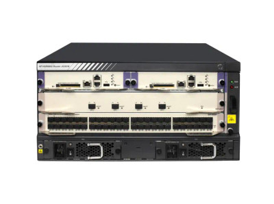 HP E FlexNetwork HSR6800 5U Router Chassis with 2 SAP Slots, 4 HIM Slots, and 8 MIM Slots, rack-mountable