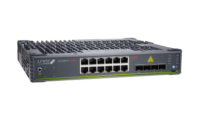 Juniper EX4100-F-12P 12x PoE+ 1000Base-T Switch with 10GbE Uplinks, 1U Rack-mountable