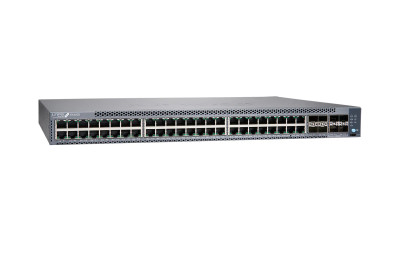 Juniper EX4100-48T-CHAS Network Switch 48x 10/100/1000Base-T Ports 4x 10GbE Uplink 4x 25GbE Stacking 1U Rack-mount