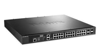 D-Link DXS-3400-24SC 10GBase-T Gigabit Ethernet Switch, 20 Ports, Layer 3 Managed, Stackable