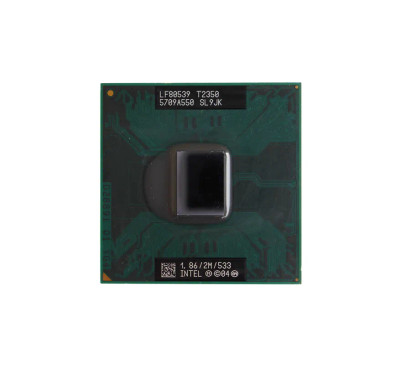 441762-001 - HP 1.86GHz 533MHz FSB 2MB L2 Cache Socket PPGA478 Intel Core Duo T2350 Dual-core 2 Core Processor