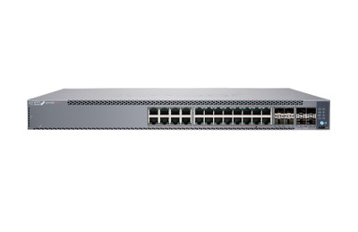 B-EX4100-24MP-EDU - Juniper EX4100 Series EX4100-24MP 24 x Ports PoE 10/100/1000Base-T + 4 x 10GbE Uplink Ports + 4 x 25GbE Stacking/Uplink Ports Layer 3 Managed 1U Rack-mountable Gigabit Ethernet Network Switch