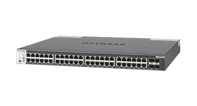 XSM4348CS-100PRS - Netgear Prosafe M4300 Series M4300-48X 48 x Ports 10GBase-T + 4 x Ports Shared SFP+ Layer3 Managed 1U Rack-mountable Gigabit Ethernet Network Switch