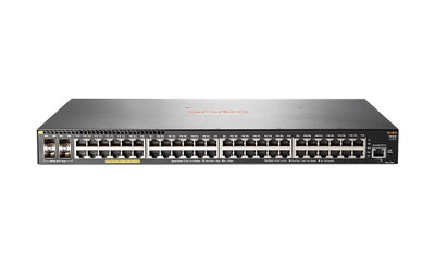 JL264-61101 - HP 2930F 48G PoE+ 4SFP+ 48 x RJ-45 Ports PoE+ 10/100/1000Base-T + 4 x SFP+ Ports Layer3 Managed 1U Rack-mountable Gigabit Ethernet Network Switch