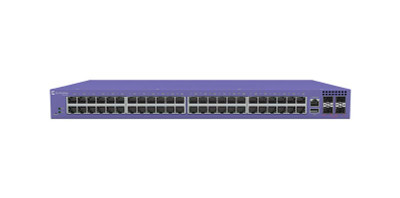 Extreme Networks V400-48p 48-port PoE+ Edge Switch for 10/100/1000BASE-T, compatible with ProLiant DL360p Gen8 servers