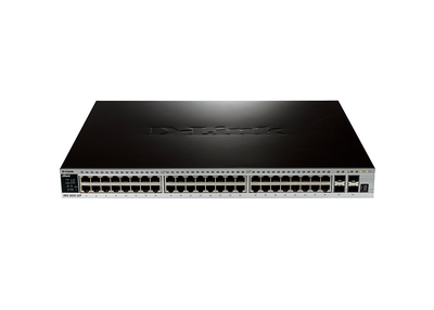 DGS-3620-52P/EI - D-Link 48 x Ports 1000Base-T + 4 x Ports Combo SFP+ Layer 3 Managed Gigabit Ethernet Network Switch