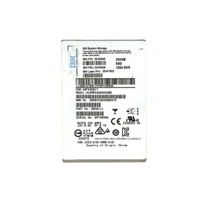 00AR329 - IBM 200GB MLC SAS 12Gb/s 2.5" SSD