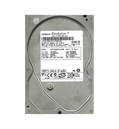 0A37771 - Hitachi 250GB 7200RPM SATA 3Gb/s 3.5" HDD