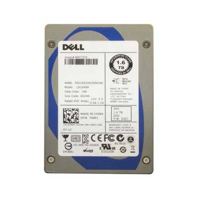 0F06P1 - Dell 1.6TB SAS 6Gb/s 2.5" Hot-Plug SSD
