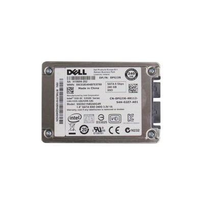 Dell 240GB Multi-Level Cell SATA 6Gb/s 1.8-Inch SSD for ProLiant DL360p Gen8 Servers Dell 240GB Multi-Level Cell SATA 6Gb/s 1.8-Inch SSD for ProLiant DL360p Gen8 Servers