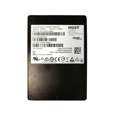 HGST Ultrastar SN200 3.2TB PCIe 3.0 x4 512e SSD for Servers