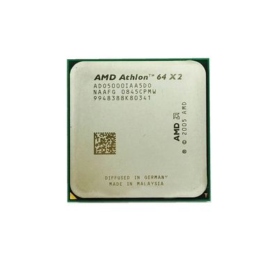 465301-001 - HP 2.6GHz 1000MHz HTL 2 x 512KB L2 Cache Socket AM2 AMD Athlon 64 X2 5000+ Dual Core Processor