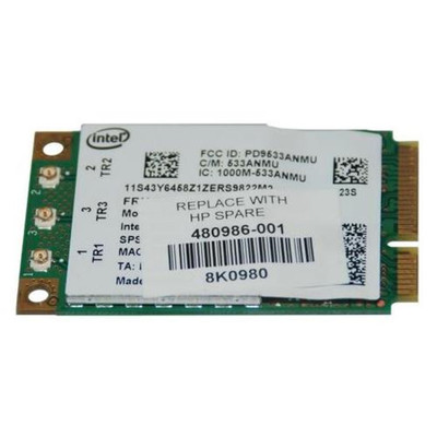 480986-001 - HP 802.11a/b/g/n Mini PCI-Express Wireless Network Adapter