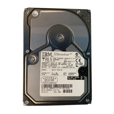 Dell 9.1GB 10000RPM Ultra160 SCSI Hard Drive for Servers - 205VC - 80-Pin 3.5-Inch Size