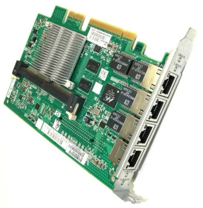 HP 491838-001 Quad-Ports Gigabit Ethernet Adapter PCIe x8