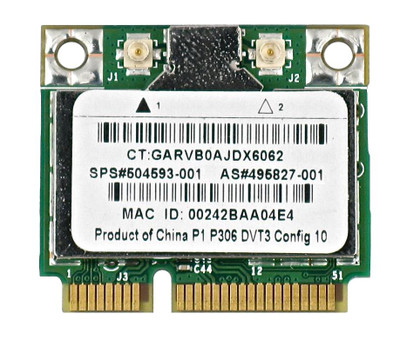 HP 504593-001 Broadcom 4312 Mini PCI Express WLAN Card