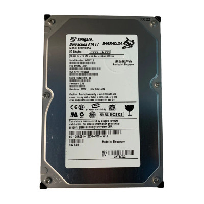 4R051 - Dell 20GB 7200RPM IDE ATA-100 3.5" HDD