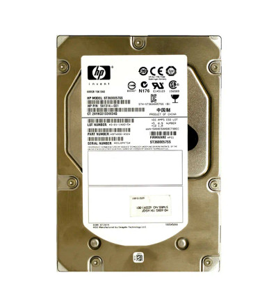 581314-001 - HP 600GB 15000RPM SAS 6Gb/s 3.5" HDD