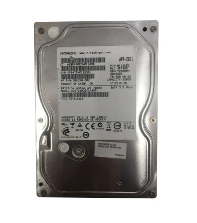 HP 320GB 7200RPM SATA 3Gb/s NCQ 8MB Cache 3.5 Hard Drive for ProLiant DL360p Gen8 Servers