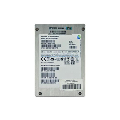 HP 400GB SATA 3Gb/s 2.5 MLC SSD for ProLiant DL360p Gen8 servers