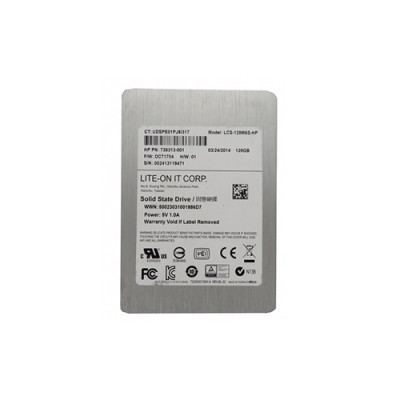 HP 735313-001 128GB SATA 6Gb/s 2.5SSD LiteOn Multi-Level Cell