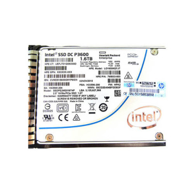 HP 1.6TB NVMe x4 Lanes PCI-E Mixed Use SC2 SSD for Servers HP 1.6TB NVMe x4 Lanes PCI-E Mixed Use SC2 SSD for Servers