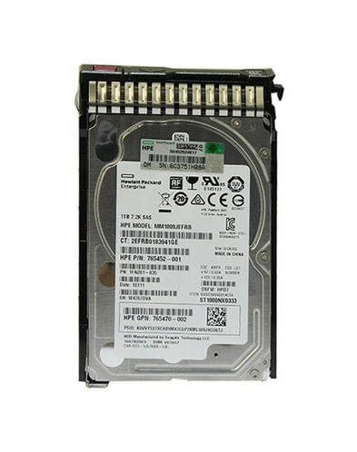 765452-001 - HPE 1TB 7200RPM SAS 12Gb/s 2.5" HDD