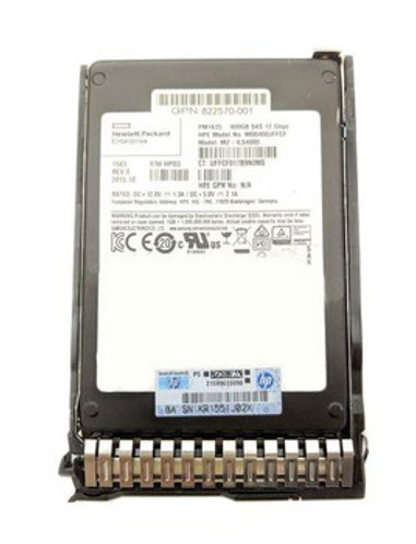 822570-001 - HP 400GB SAS 12Gb/s Mixed Use-3 2.5-inch Solid State Drive