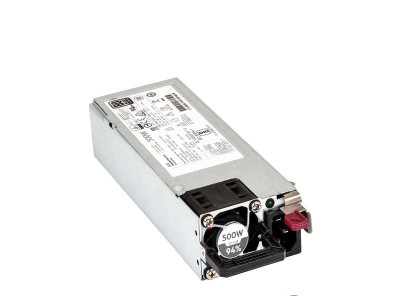 HP 500W 80-Plus Platinum Redundant Power Supply for ProLiant DL380 Gen10 Server - Hot-Pluggable, 100-240V AC