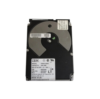 IBM Deskstar 548MB 4500RPM Fast SCSI 50-Pin 192KB Cache 3.5-Inch Hard Drive for Servers