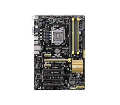 ASUS B85-PLUS Intel B85 ATX Motherboard for LGA1150 CPUs - Supports Core i7/i5/i3/Pentium/Celeron - DDR3 4x DIMM slots
