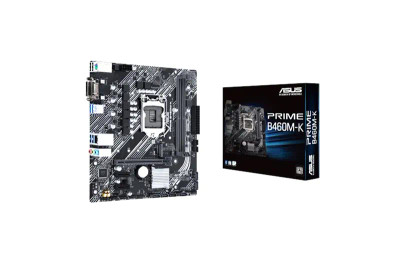 90MB1400-M0EAY0 - ASUS PRIME B460M-K Socket LGA1200 Intel B460 Chipset Micro-ATX System Board Motherboard Supports