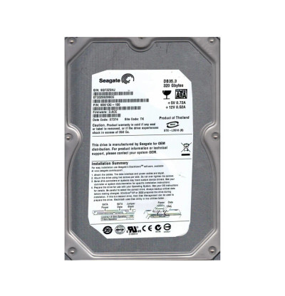 9BK13G-180 - Seagate 320GB 7200RPM SATA 3Gb/s 3.5" HDD
